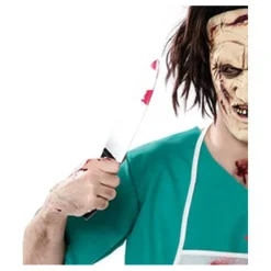 New Cuchillo con Sangre de 30 Cm Armas, Espadas Y Escudos Disfraces|Accesorios Halloween Y Terror