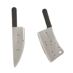 Disfrazzes Armas, Espadas Y Escudos Disfraces|Accesorios Halloween Y Terror ^Cuchillo con Sangre en modelos surtidos