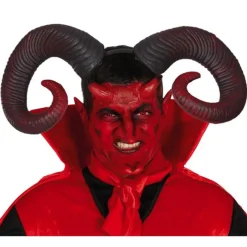 Discount Cuernos de Carnero Grandes Pelucas, Barbas Y Bigotes Disfraces|Accesorios Halloween Y Terror