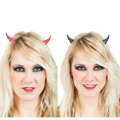 Disfrazzes Sombreros Y Cascos Para Disfraces |Accesorios Halloween Y Terror ^Cuernos de Diablesa en colores surtidos