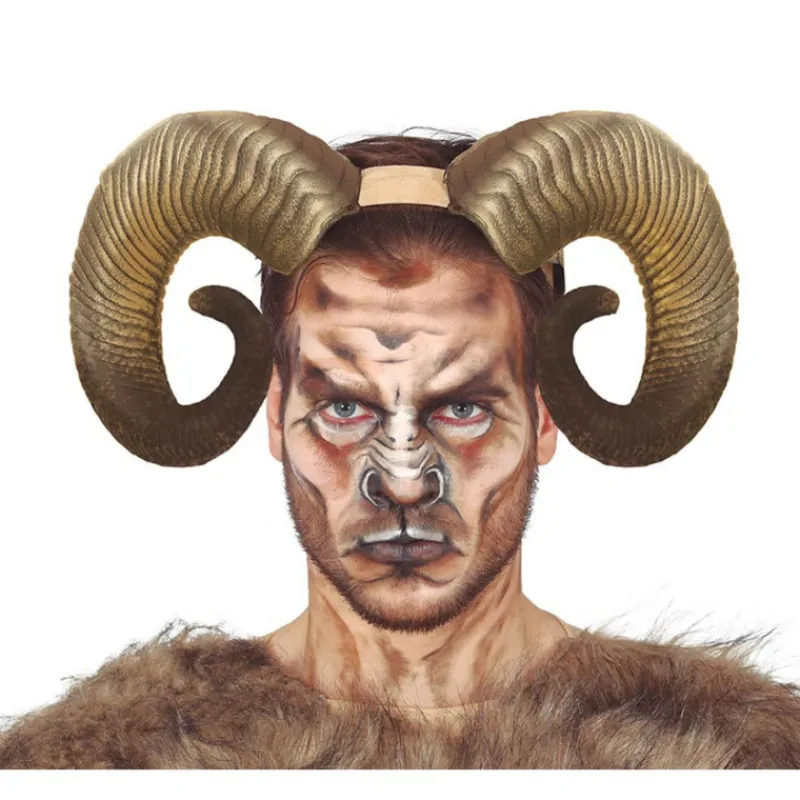 Outlet Cuernos de Fauno Dorado Pelucas, Barbas Y Bigotes Disfraces|Accesorios Halloween Y Terror