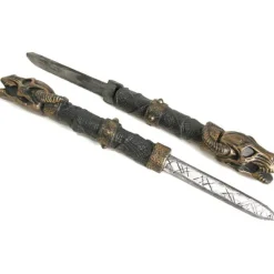Disfrazzes Armas, Espadas Y Escudos Disfraces|Disfraces Series^Daga con 2 cuchillos 60 cm
