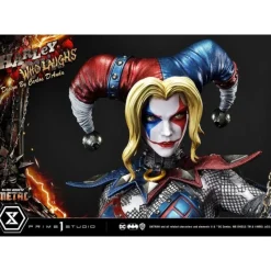Outlet Dark Nights: Metal Estatua Harley Quinn Who Laughs Deluxe Regalos De Villanos Dc|Figuras Dc