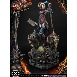 Outlet Dark Nights: Metal Estatua Harley Quinn Who Laughs Deluxe Regalos De Villanos Dc|Figuras Dc
