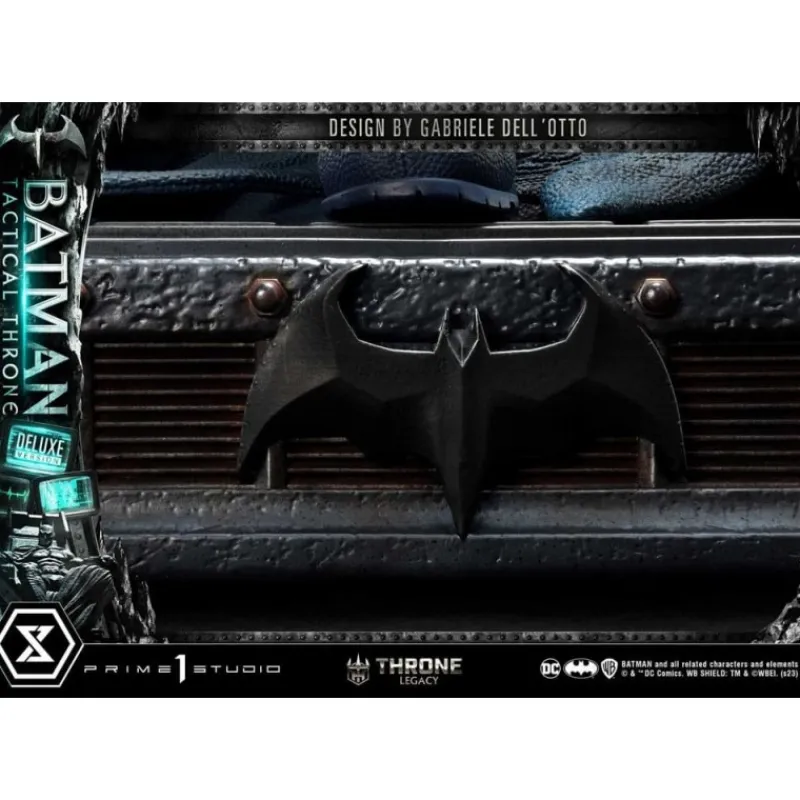 Prime 1 Studio Regalos De Superhéroes Dc|Figuras Dc^DC Comics Estatua 1/3 Batman Tactical Throne Deluxe Bonus 57 cm