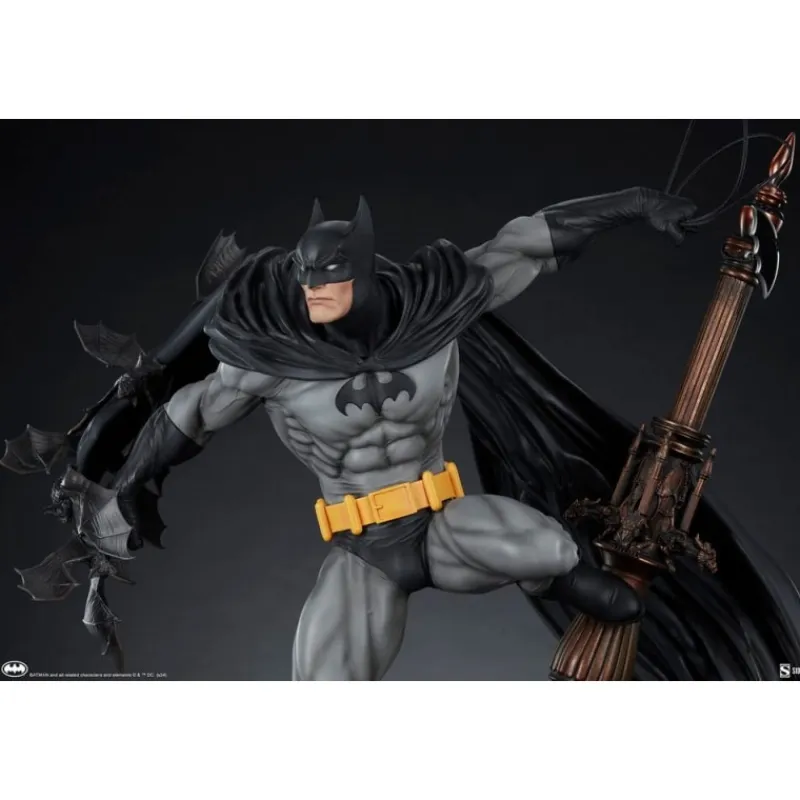 Sideshow Collectibles Regalos De Superhéroes Dc|Figuras Dc^DC Comics Estatua Premium Format Batman Black Variant 68 cm