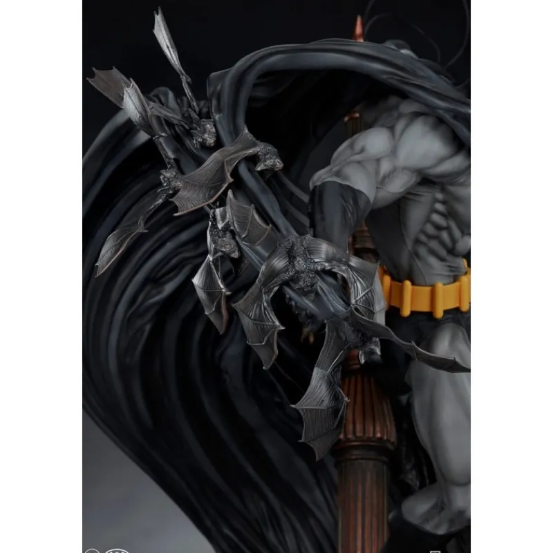 Sideshow Collectibles Regalos De Superhéroes Dc|Figuras Dc^DC Comics Estatua Premium Format Batman Black Variant 68 cm