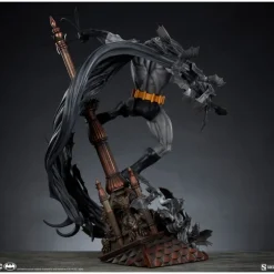 Sideshow Collectibles Regalos De Superhéroes Dc|Figuras Dc^DC Comics Estatua Premium Format Batman Black Variant 68 cm
