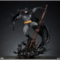Sideshow Collectibles Regalos De Superhéroes Dc|Figuras Dc^DC Comics Estatua Premium Format Batman Black Variant 68 cm