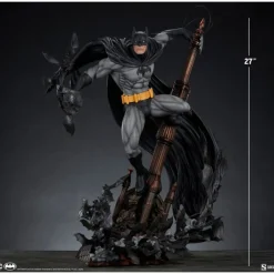 Sideshow Collectibles Regalos De Superhéroes Dc|Figuras Dc^DC Comics Estatua Premium Format Batman Black Variant 68 cm