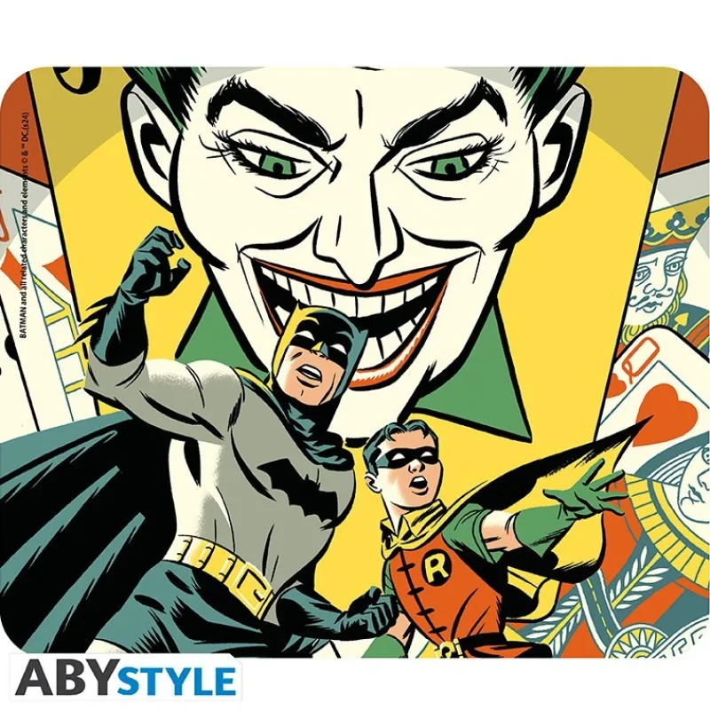 Abystyle Regalos De Superhéroes Dc|Regalos De Villanos Dc^DC Comics Mousepad Flexible "Batman y Robin"