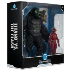 McFarlane Toys Regalos De Superhéroes Dc|Figuras Dc^DC Multiverse Pack 2 Figuras Flash vs. Titano McFarlane