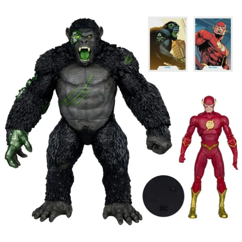 McFarlane Toys Regalos De Superhéroes Dc|Figuras Dc^DC Multiverse Pack 2 Figuras Flash vs. Titano McFarlane