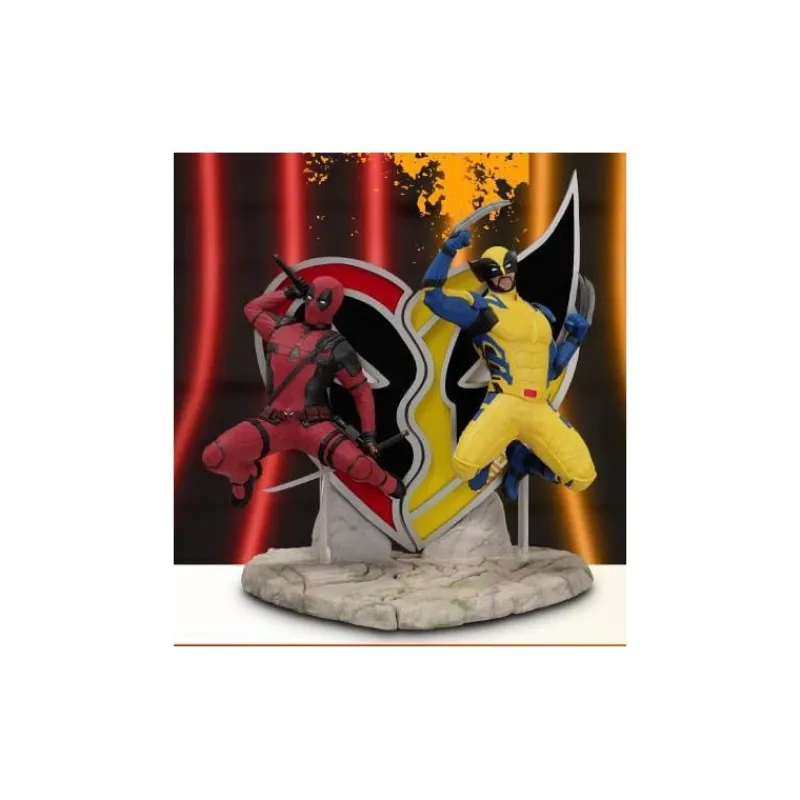 Beast Kingdom Superhéroes Marvel|Coleccionismo Marvel^Deadpool 3 Diorama PVC D-Stage Deadpool 16 cm