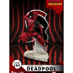 Beast Kingdom Superhéroes Marvel|Coleccionismo Marvel^Deadpool 3 Diorama PVC D-Stage Deadpool 16 cm