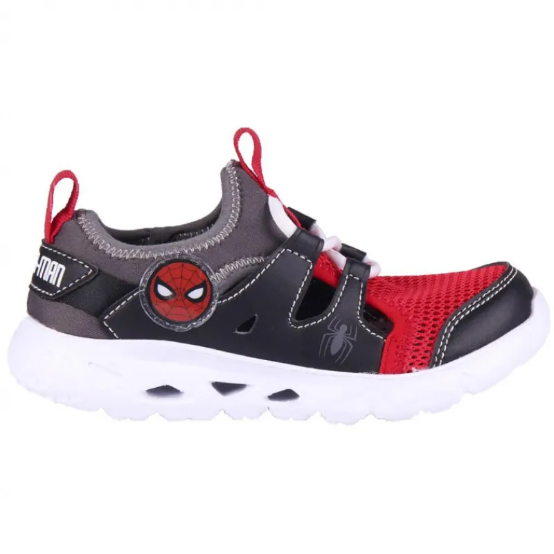 Niños Cerdá Kids Marvel Y Dc Para Niños|Calzado Kids^Deportiva baja negra y roja Spider-Man