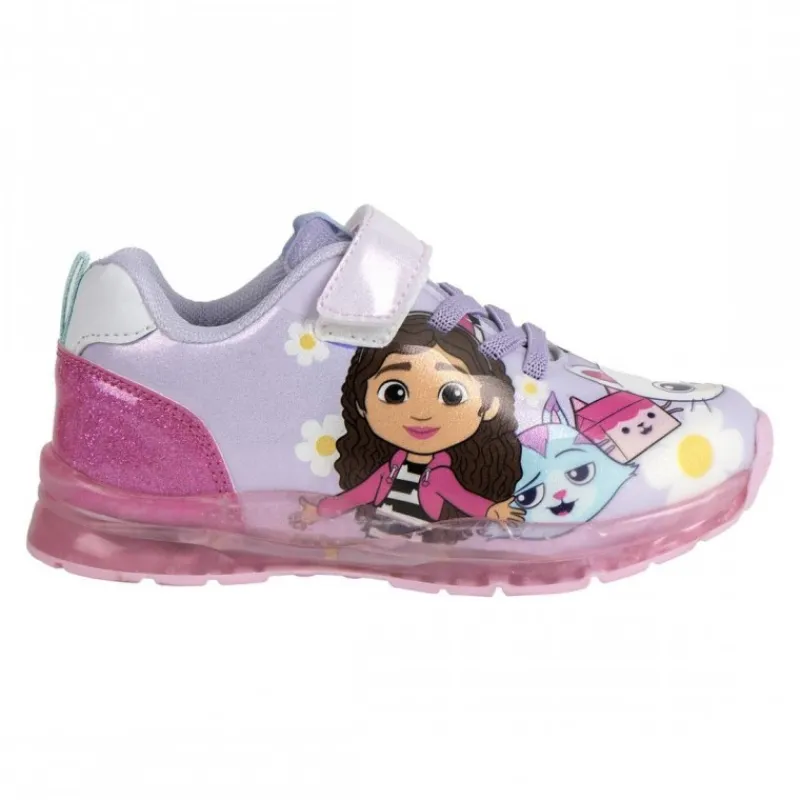 Cerdá Kids Disney Para Niñas|Calzado Kids^Deportiva con luces de Gabby's Dollhouse para niñas