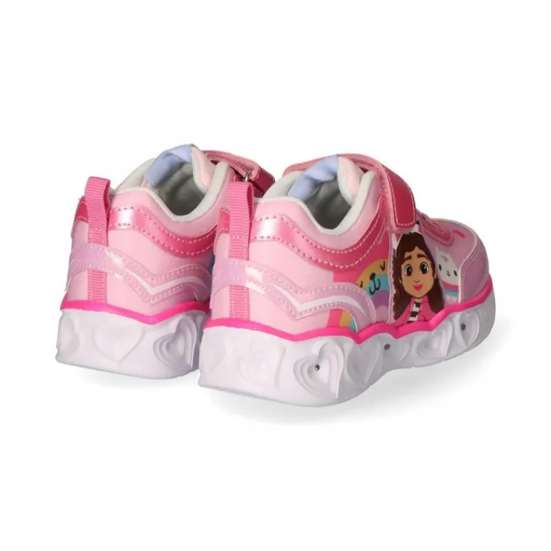New Deportiva con luces Gabby's Dollhouse en Rosa y Blanco Calzado Kids|Gabby'S Dollhouse