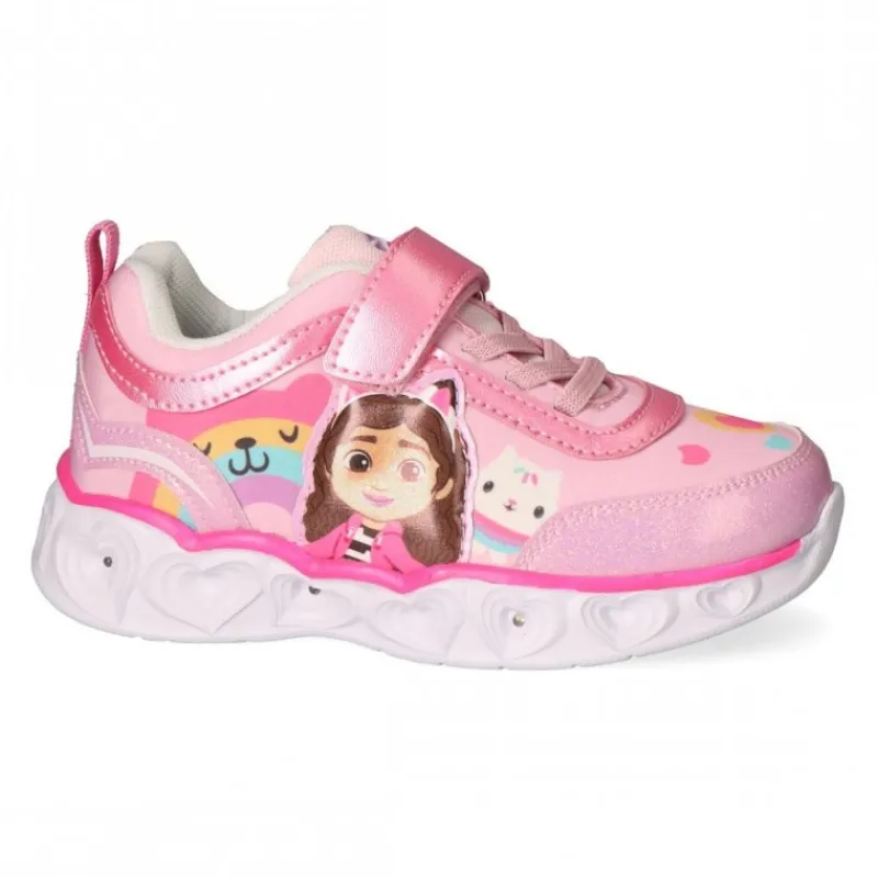 New Deportiva con luces Gabby's Dollhouse en Rosa y Blanco Calzado Kids|Gabby'S Dollhouse