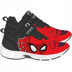 Hot Deportivas con Luces Spiderman Talles 25-32 Niños Marvel Y Dc Para Niños|Calzado Kids