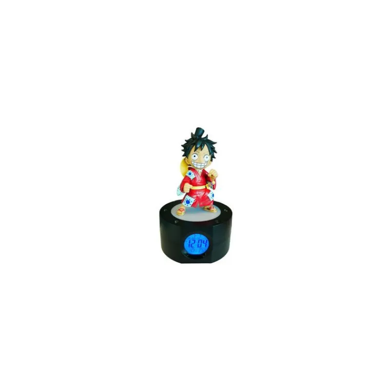 SD Toys Cosas De Luffy One Piece|Hogar One Piece^Despertador con luz Luffy Wano One Piece