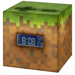 Paladone Products Regalos Y Coleccionismo Para Gamers - Cosas De Videojuegos Míticos^Despertador Minecraft Bloque