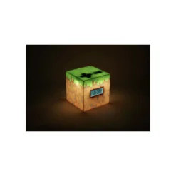 Paladone Products Regalos Y Coleccionismo Para Gamers - Cosas De Videojuegos Míticos^Despertador Minecraft Bloque