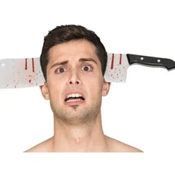 Disfrazzes Diademas, Tiaras Y Coronas Disfraces |Accesorios Halloween Y Terror ^Diadema con Cuchillo de Cocinero