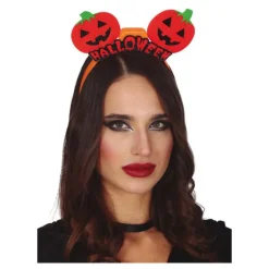 Diadema de Calabazas con Luz Diademas, Tiaras Y Coronas Disfraces |Accesorios Halloween Y Terror