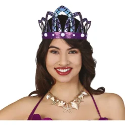 Disfrazzes Diademas, Tiaras Y Coronas Disfraces ^Diadema de Sirena Morada
