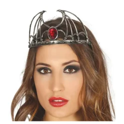 Disfrazzes Diademas, Tiaras Y Coronas Disfraces |Accesorios Halloween Y Terror ^Diadema de Vampiresa con Rubí