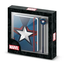 Outlet Diario y Bolígrafo Fashion Marvel Capitán América Courage Más Regalos De Marvel