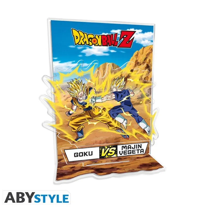 Abystyle Figuras Dragon Ball|Figuras^Diorama Acryl® DBZ - Goku VS Vegeta