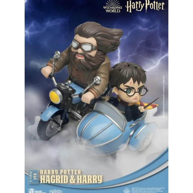 Beast Kingdom Figuras Harry Potter^Diorama Harry Potter D-Stage Hagrid y Harry 15 cm