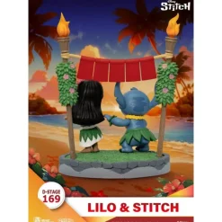 New Diorama PVC Lilo & Stitch D-Stage 16 cm Películas Y Personajes De Disney ·Lilo Y Stitch|Figuras Disney De Colección
