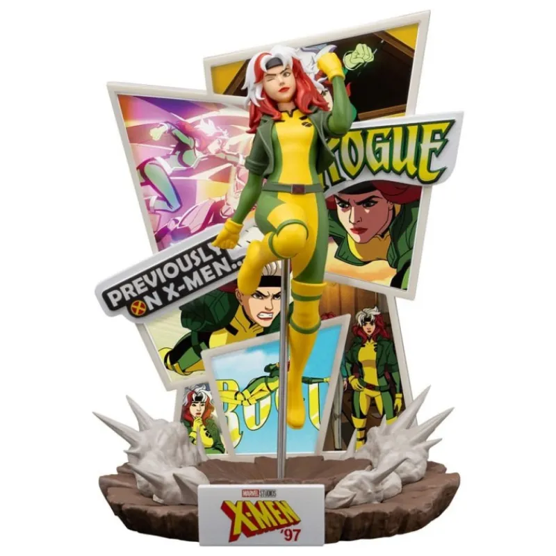Diorama X-Men '97 PVC D-Stage Rogue 16 cm (Exclusivo SDCC) Superhéroes Marvel|Coleccionismo Marvel