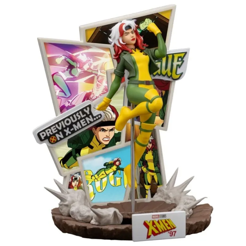 Diorama X-Men '97 PVC D-Stage Rogue 16 cm (Exclusivo SDCC) Superhéroes Marvel|Coleccionismo Marvel