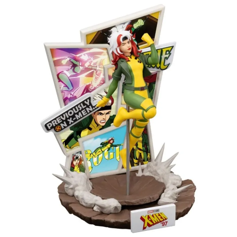 Diorama X-Men '97 PVC D-Stage Rogue 16 cm (Exclusivo SDCC) Superhéroes Marvel|Coleccionismo Marvel
