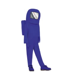 Best Disfraz Among Us Azul para niños Disfraces Infantiles|Disfraces Videojuegos