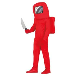 Disfraz Among Us Rojo para adolescentes Disfraces Infantiles|Disfraces Videojuegos