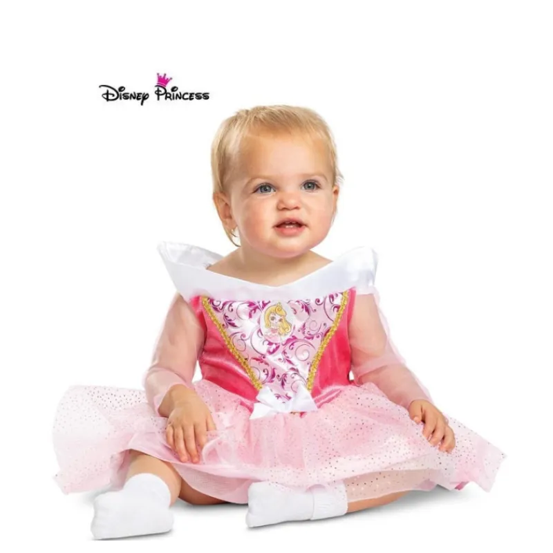Disfrazzes Disfraces Infantiles|Disfraces Disney^Disfraz Clásico de Aurora Disney Bella Durmiente para Bebé