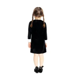 Disfrazzes Disfraces Infantiles^Disfraz Clásico Negro de Niña Siniestra para Bebé y Niña