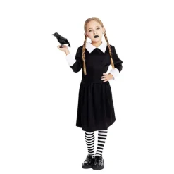 Best Disfraz Clásico Negro de Niña Siniestra para Niña y Adolescente Disfraces Infantiles