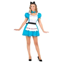Discount Disfraz de Alicia Clásico Azul y Blanco para Mujer Mujer Disfraces Mujer|Disfraces Disney