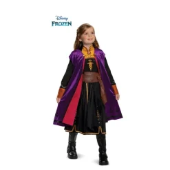 Disfrazzes Disfraces Infantiles|Disfraces Disney^Disfraz de Anna de Viaje Deluxe de Frozen 2 para niña