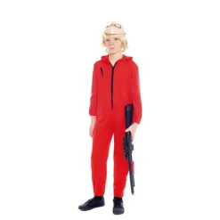 Disfrazzes Disfraces Infantiles|Disfraces Series^Disfraz de Atracador uniforme rojo para niños