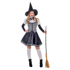 Mujer Disfrazzes Disfraces Mujer|Disfraces Halloween Mujer^Disfraz de Bruja Gris para mujer