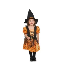 Hot Disfraz de Bruja naranja para niña y bebé Disfraces Infantiles|Disfraces Halloween Bebés