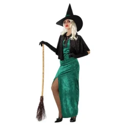 Online Disfraz de Bruja Verde para mujer Mujer Disfraces Mujer|Disfraces Halloween Mujer