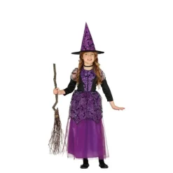 Best Disfraz de Brujita Lila para niña Disfraces Infantiles|Disfraces Halloween Niña